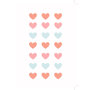 Kaartje 'Liefde Pastel Hartjes'